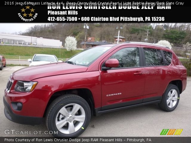 2016 Jeep Compass Latitude 4x4 in Deep Cherry Red Crystal Pearl