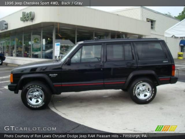 1996 Jeep Cherokee Sport 4WD in Black