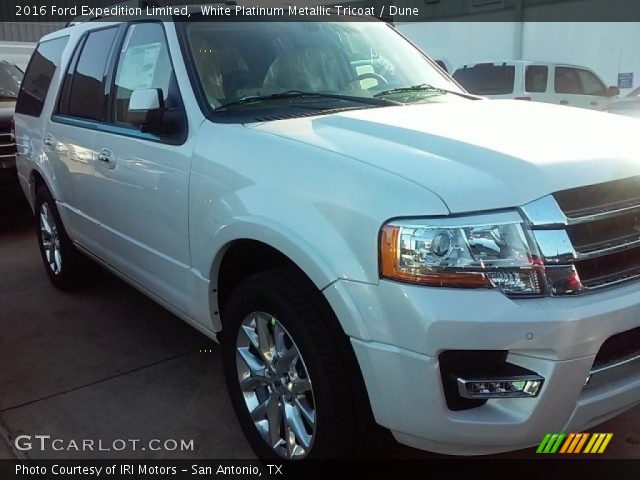 2016 Ford Expedition Limited in White Platinum Metallic Tricoat