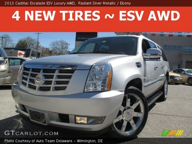 2013 Cadillac Escalade ESV Luxury AWD in Radiant Silver Metallic