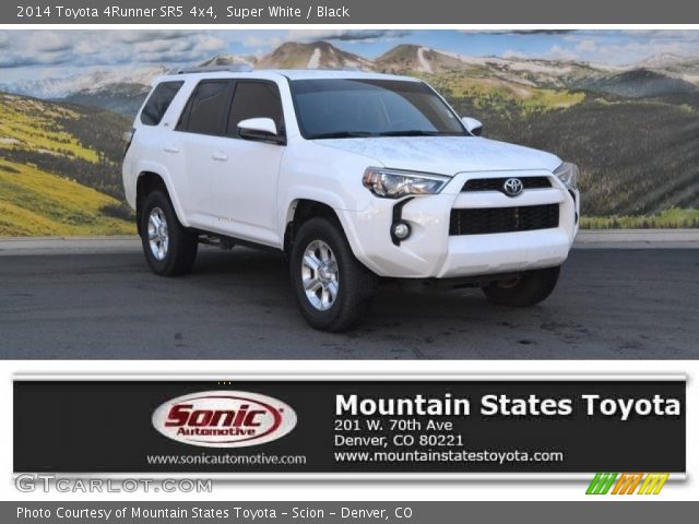 2014 Toyota 4Runner SR5 4x4 in Super White