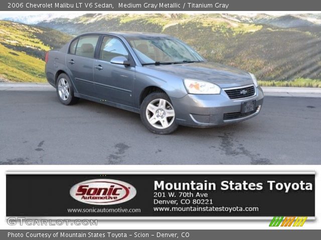 2006 Chevrolet Malibu LT V6 Sedan in Medium Gray Metallic