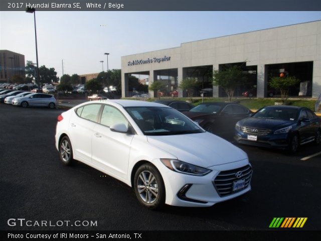 2017 Hyundai Elantra SE in White