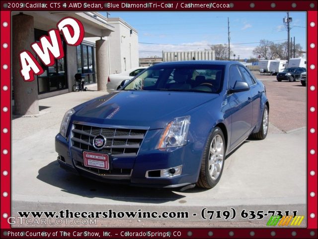 2009 Cadillac CTS 4 AWD Sedan in Blue Diamond Tri-Coat
