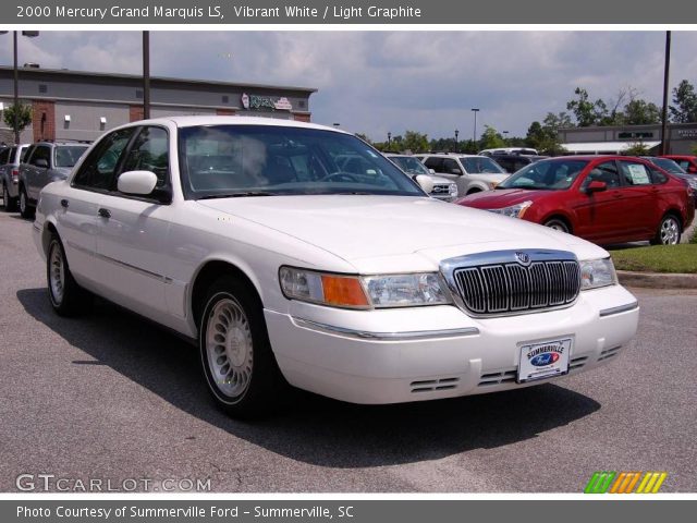 2000 Mercury Grand Marquis LS in Vibrant White