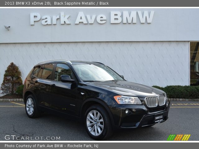 2013 BMW X3 xDrive 28i in Black Sapphire Metallic