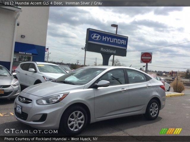 2012 Hyundai Accent GLS 4 Door in Ironman Silver