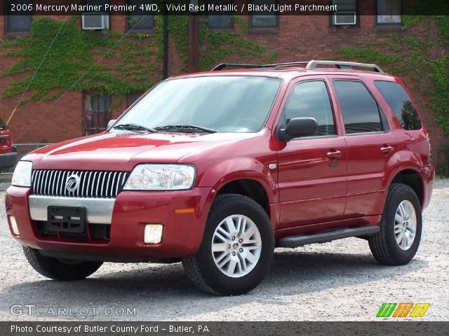 2006 Mercury Mariner Premier 4WD in Vivid Red Metallic