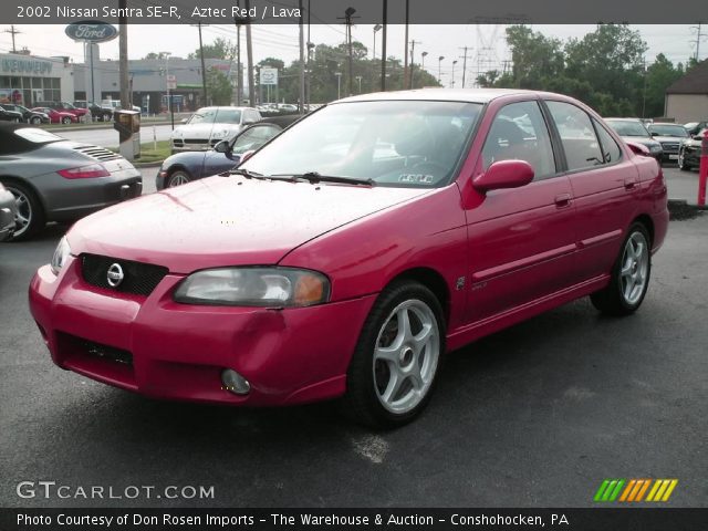 2002 Nissan Sentra SE-R in Aztec Red