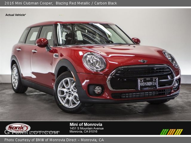 2016 Mini Clubman Cooper in Blazing Red Metallic