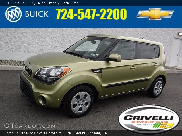 2013 Kia Soul 1.6 in Alien Green