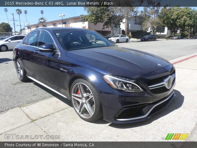2015 Mercedes-Benz C 63 AMG in Lunar Blue Metallic