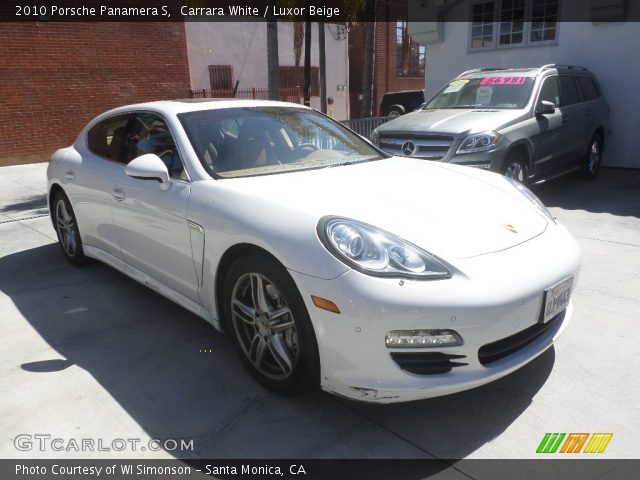 2010 Porsche Panamera S in Carrara White