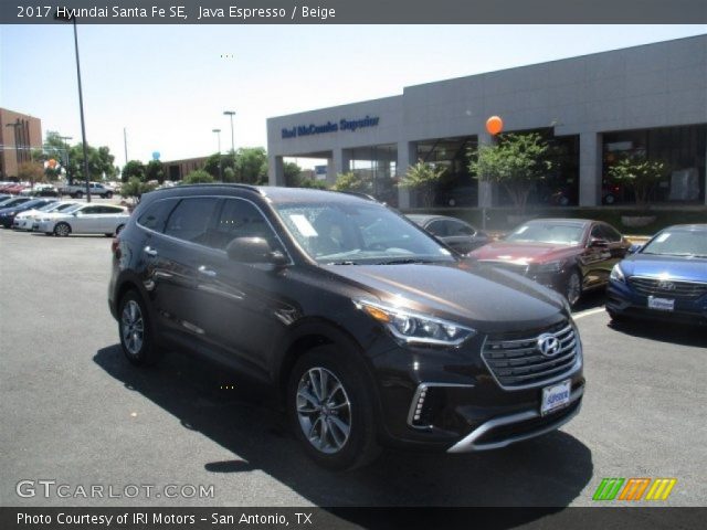 2017 Hyundai Santa Fe SE in Java Espresso