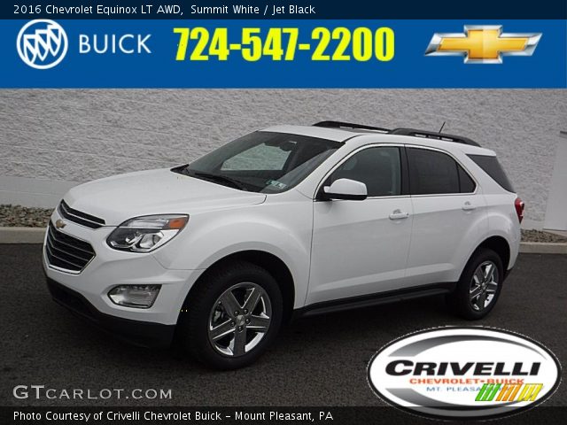 2016 Chevrolet Equinox LT AWD in Summit White