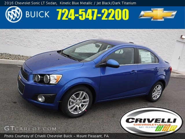 2016 Chevrolet Sonic LT Sedan in Kinetic Blue Metallic