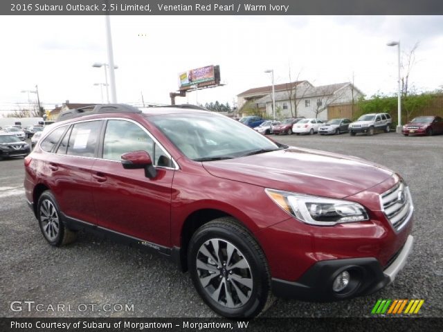 2016 Subaru Outback 2.5i Limited in Venetian Red Pearl