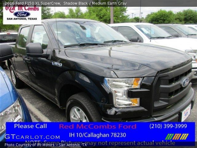 2016 Ford F150 XL SuperCrew in Shadow Black