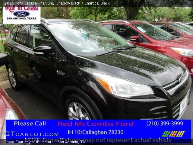 2016 Ford Escape Titanium in Shadow Black