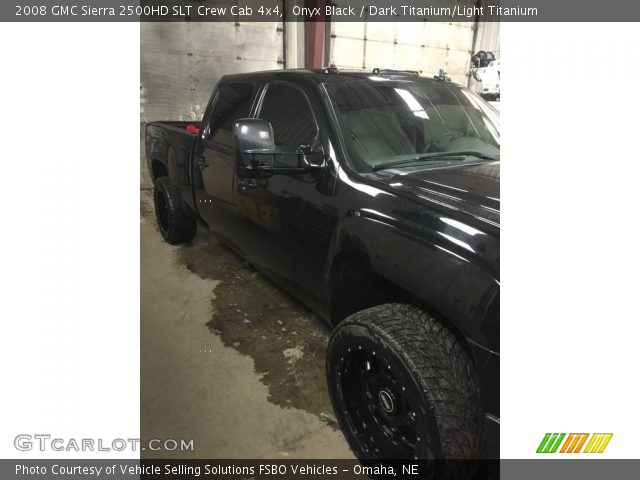 2008 GMC Sierra 2500HD SLT Crew Cab 4x4 in Onyx Black