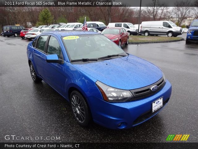 2011 Ford Focus SES Sedan in Blue Flame Metallic