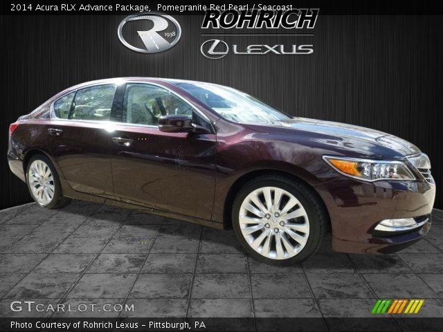 2014 Acura RLX Advance Package in Pomegranite Red Pearl