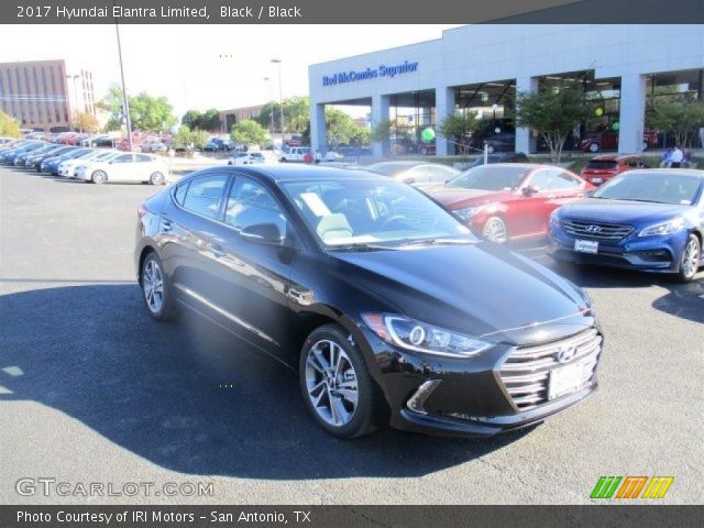 2017 Hyundai Elantra Limited in Black