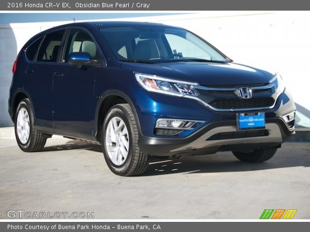 2016 Honda CR-V EX in Obsidian Blue Pearl
