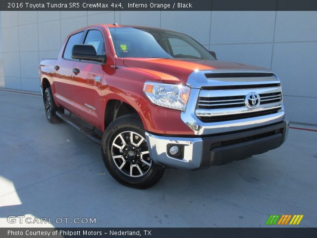 2016 Toyota Tundra SR5 CrewMax 4x4 in Inferno Orange