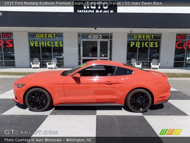 2015 Ford Mustang EcoBoost Premium Coupe in Competition Orange