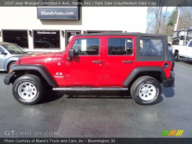 2007 Jeep Wrangler Unlimited X 4x4 in Flame Red