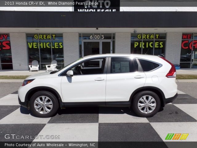 2013 Honda CR-V EX in White Diamond Pearl