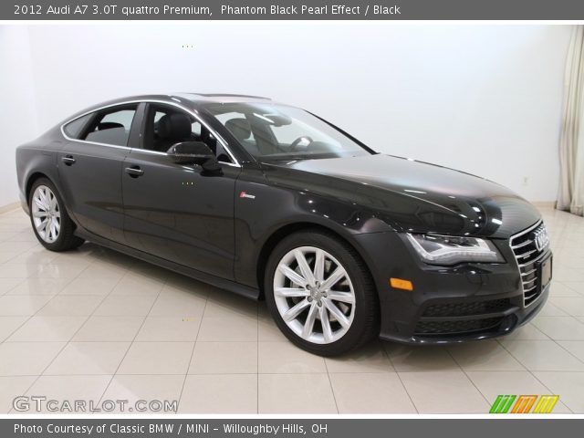 2012 Audi A7 3.0T quattro Premium in Phantom Black Pearl Effect