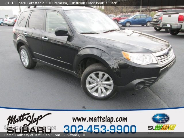 2011 Subaru Forester 2.5 X Premium in Obsidian Black Pearl