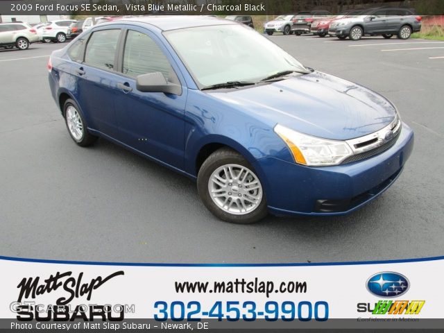 2009 Ford Focus SE Sedan in Vista Blue Metallic
