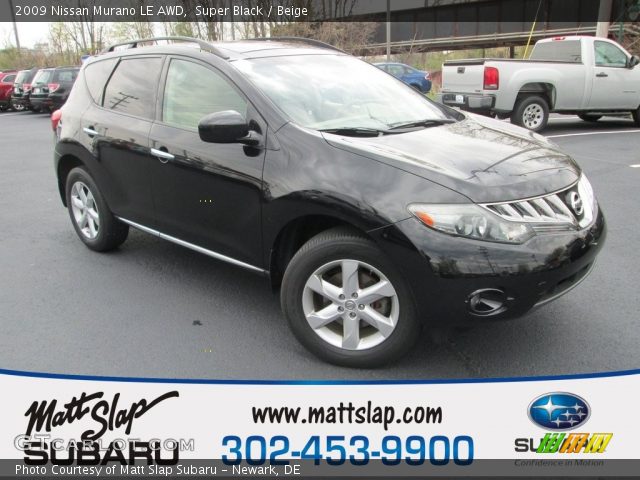 2009 Nissan Murano LE AWD in Super Black