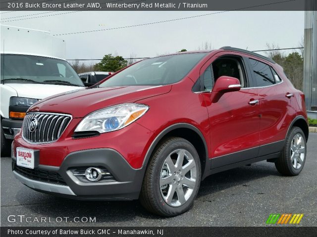 2016 Buick Encore Leather AWD in Winterberry Red Metallic