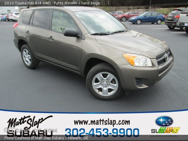 2010 Toyota RAV4 I4 4WD in Pyrite Metallic