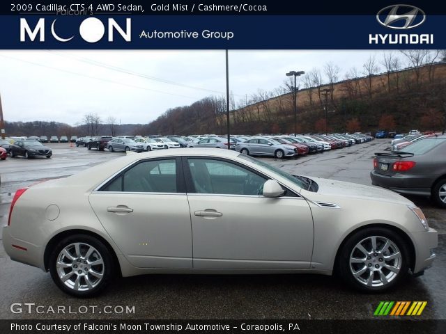 2009 Cadillac CTS 4 AWD Sedan in Gold Mist