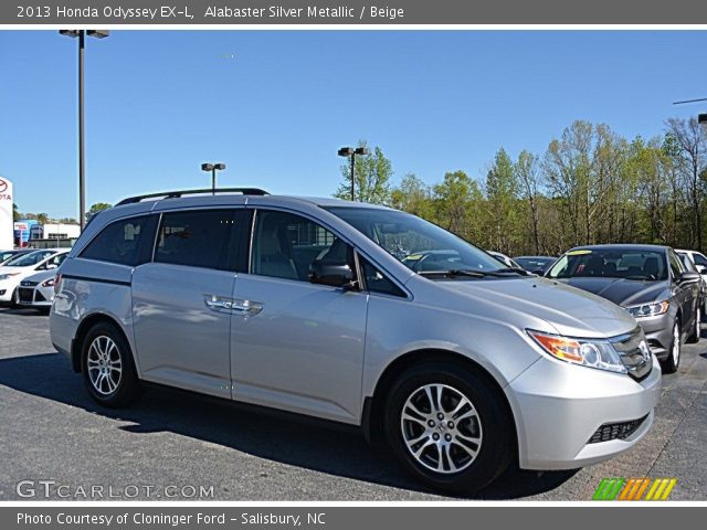 2013 Honda Odyssey EX-L in Alabaster Silver Metallic
