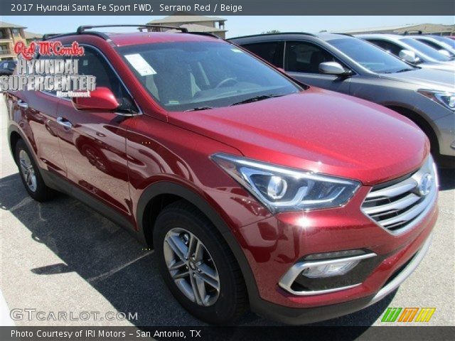 2017 Hyundai Santa Fe Sport FWD in Serrano Red