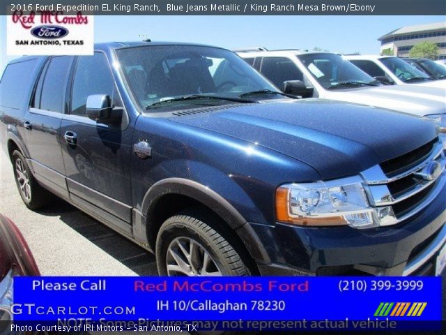 2016 Ford Expedition EL King Ranch in Blue Jeans Metallic