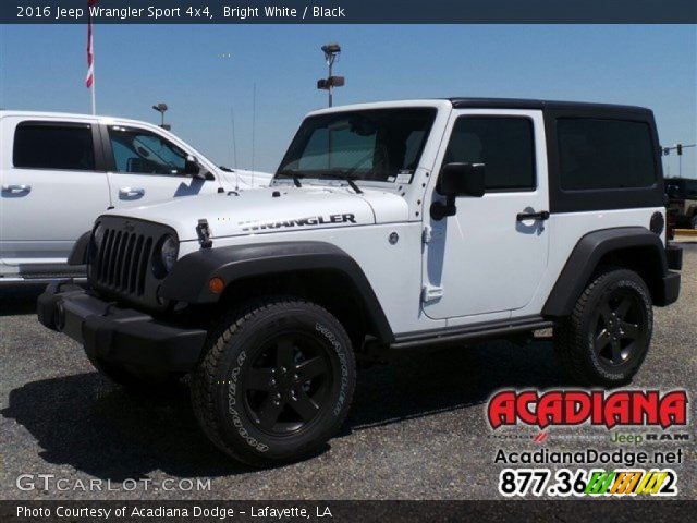 2016 Jeep Wrangler Sport 4x4 in Bright White