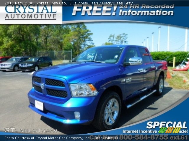2015 Ram 1500 Express Crew Cab in Blue Streak Pearl