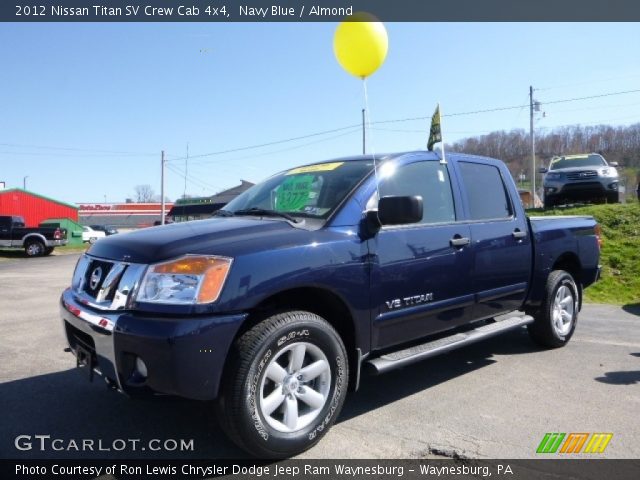 2012 Nissan Titan SV Crew Cab 4x4 in Navy Blue