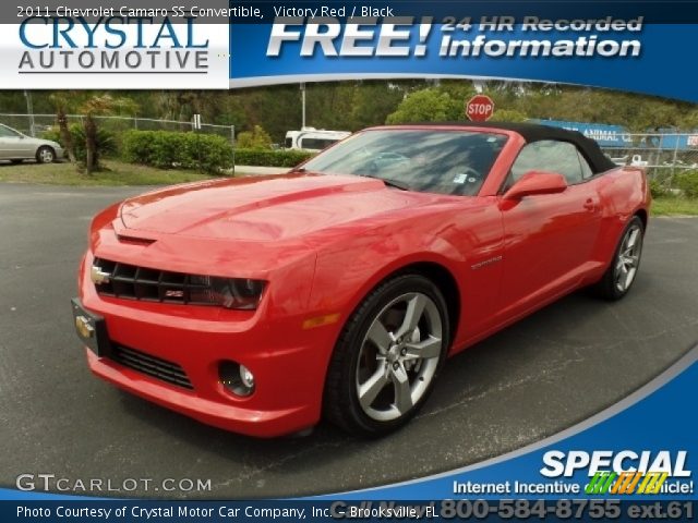 2011 Chevrolet Camaro SS Convertible in Victory Red
