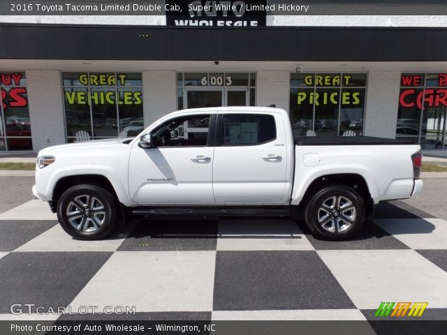 2016 Toyota Tacoma Limited Double Cab in Super White