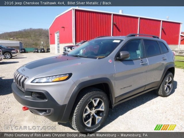 2016 Jeep Cherokee Trailhawk 4x4 in Billet Silver Metallic