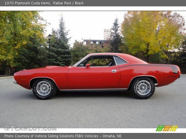 1970 Plymouth Cuda Hemi in Rallye Red