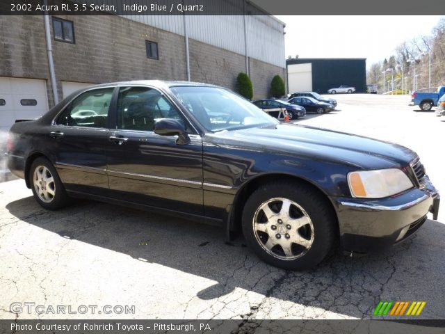 2002 Acura RL 3.5 Sedan in Indigo Blue